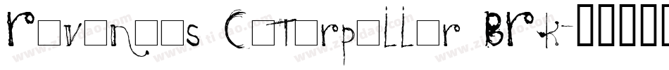 Ravenous Caterpillar BRK字体转换